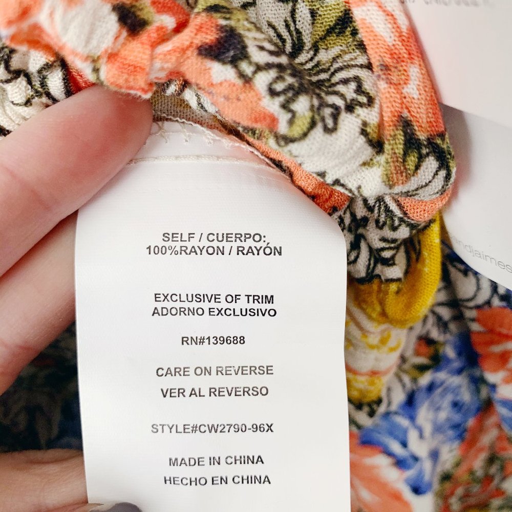 Coco + Jaimeson Boho Crop Top Blouse - image 5